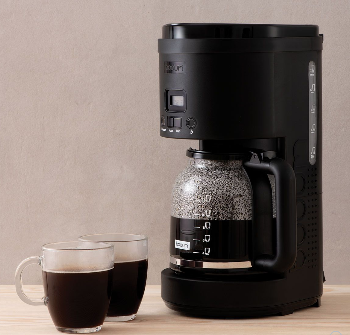 Bodum Programmable Coffee maker PestleHeads